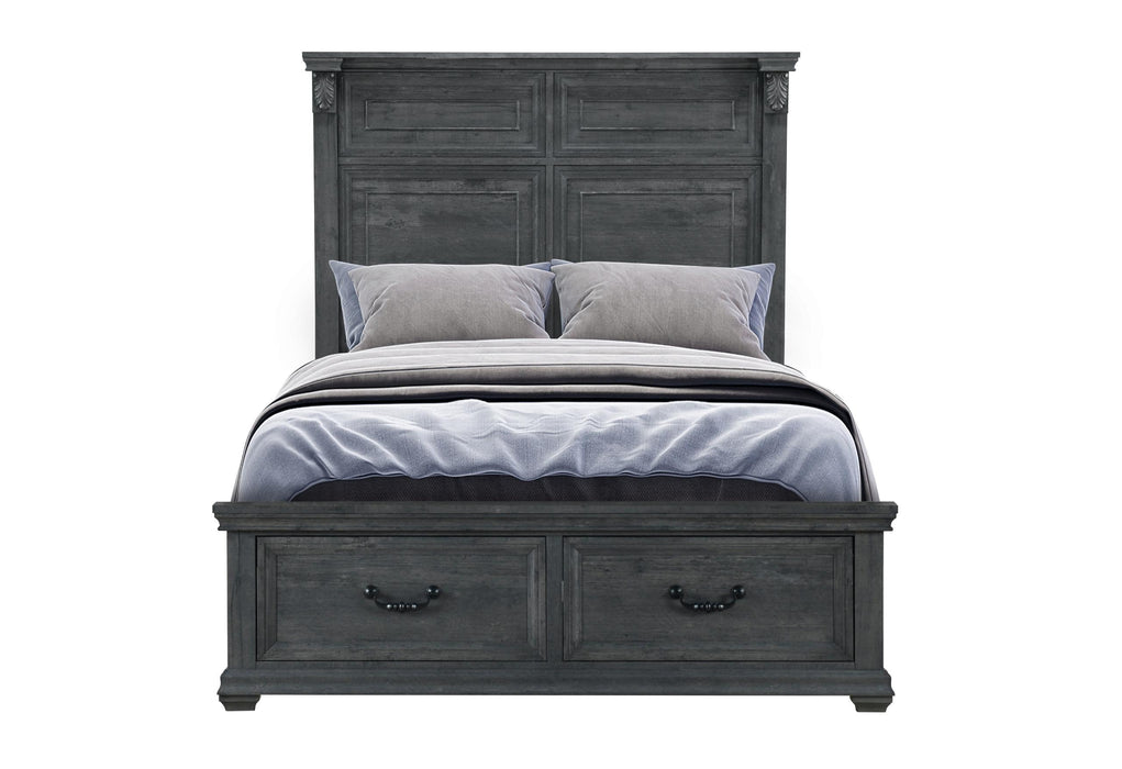 TATUM GREY FULL BED WITH STORAGE