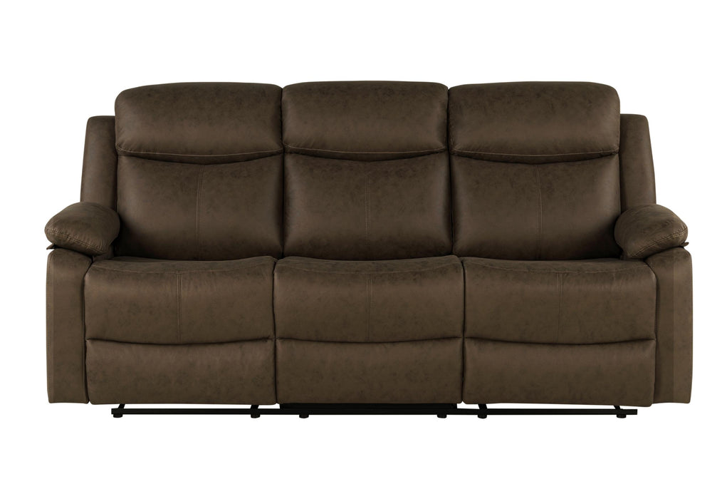 U6026 DARK BROWN 5 RECLINING SOFA