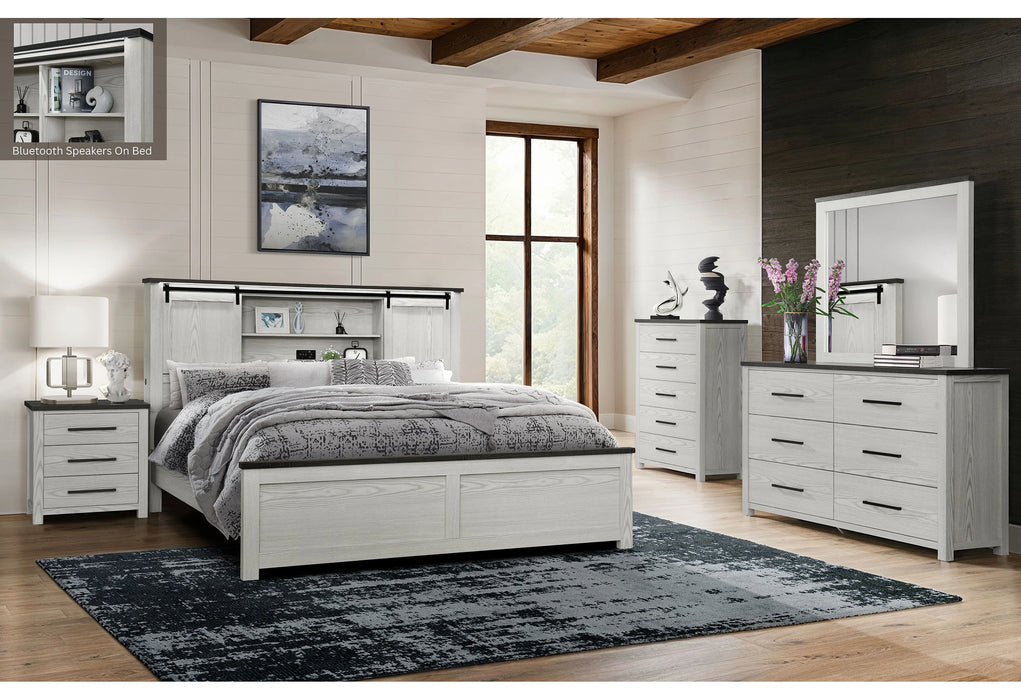Ava Beige Bed Group