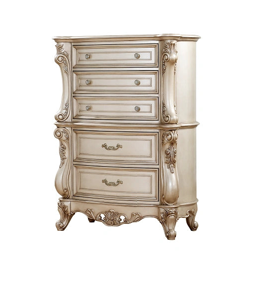 Gorsedd Antique White Chest