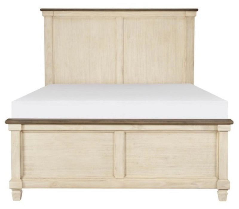 Weaver Queen Panel Bed in Antique White 1626-1*