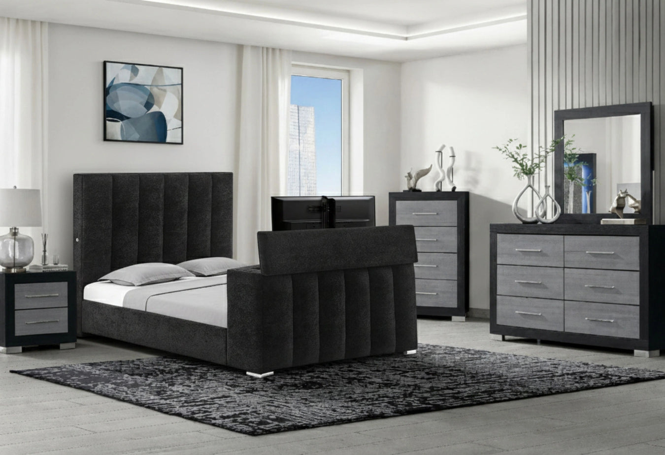 Black/Dark Grey