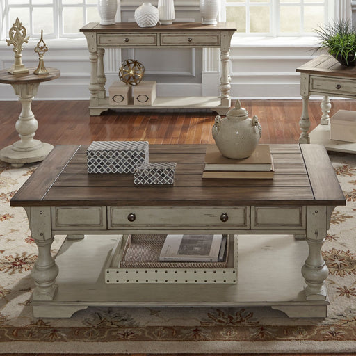 Liberty Morgan Creek Cocktail Table in Antique White image