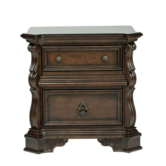 Arbor Place King Sleigh Bed, Dresser & Mirror, Night Stand