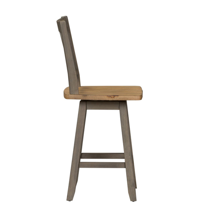 Lindsey Farm Counter Height Swivel Chair (RTA)