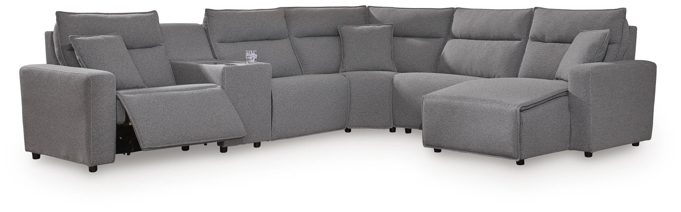 Modmax II Power Reclining Sectional with Chaise and Console