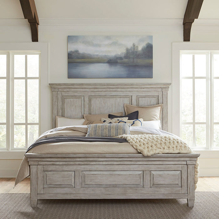 Heartland King California Panel Bed, Dresser & Mirror, Chest