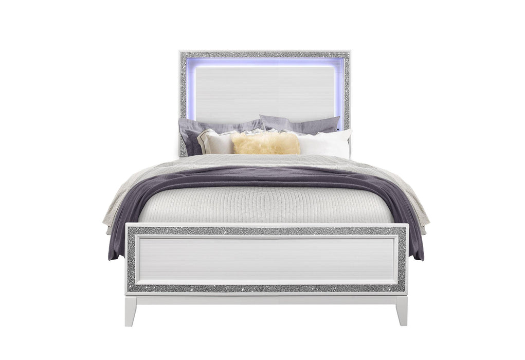 LILY WHITE FULL BED