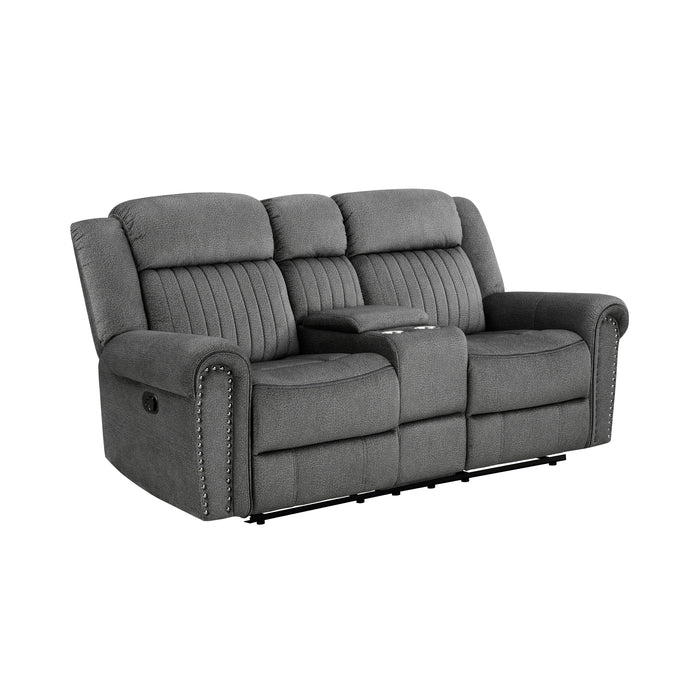 Brennen Double Reclining Love Seat With Center Console