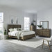 Shaker Lakes King California Panel Bed, Dresser & Mirror, Chest image