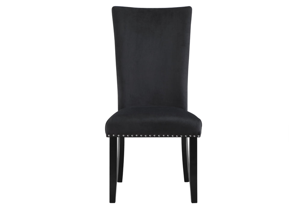 D03 DINING TABLE +8 D03 DINING CHAIRS BLACK