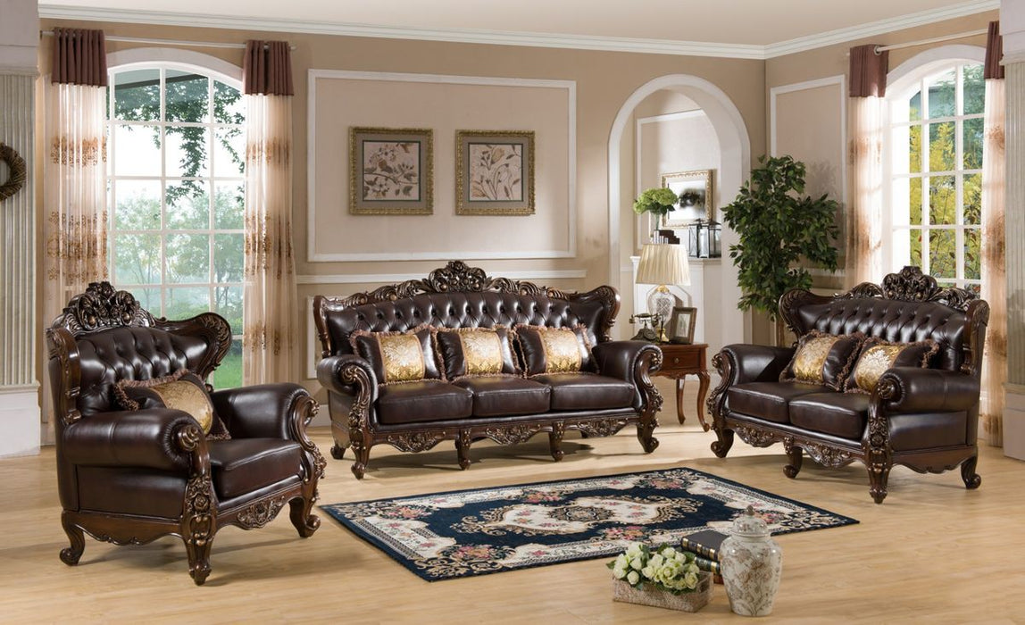 Cosmos Vanessa Sofa in Dark Walnut