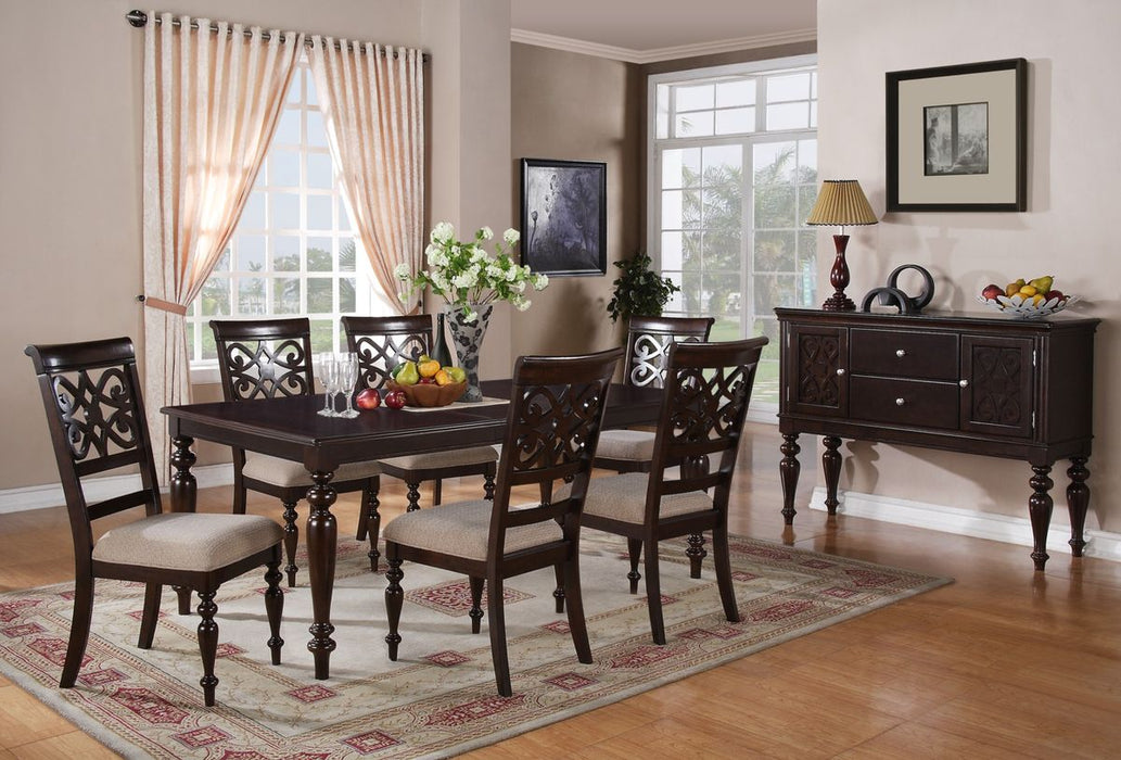 Cosmos Zora Dinette Table with 18" Leaf in Espresso